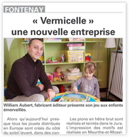 Article Vosges Matin du 6/12/2010
