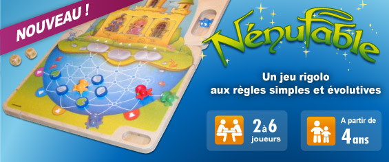 Jeu de société Nénufable à partir de 4 ans